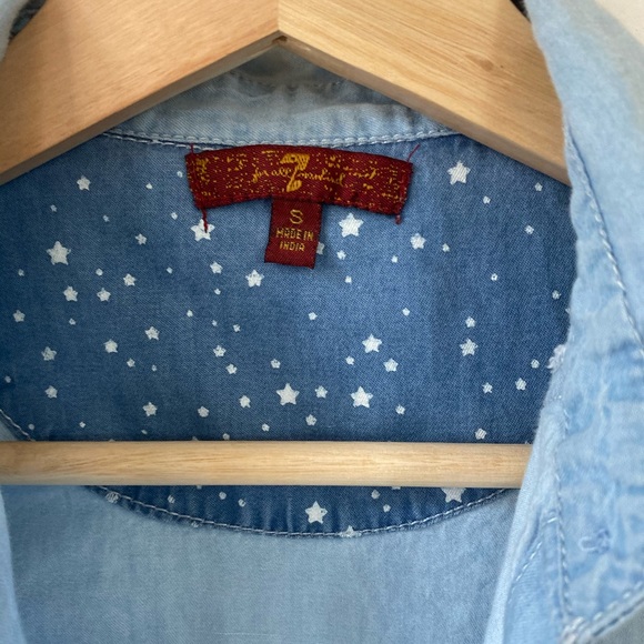 Free People 7 for all mankind chambray shirt - Picture 3 of 4